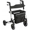 Ľahké štvorkolesové chodítko pre seniorov BestBerg BBW-1GB / sivá/čierna