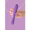 Svetlofialový flexibilný vibrátor pre stimuláciu bodu G MerryWand 17,5cm