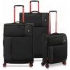 Cestovný set 3ks Roncato Move Soft S, M, L 216 L čierna