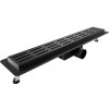 C-DRAINWELL 80 Black Odtokový podlahový žľab, kocky