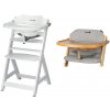 Safety 1st Detská jedálenská stolička Toto, biela + Vankúš na detskú stoličku Toto, sivá (800005836)