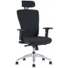 Office Pro Kancelárska stolička HALIA SP s podhlavníkom + podrúčky, čierna