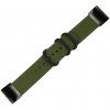 eses Tkaný nylónový remienok pre Garmin EasyFit/QuickFit 22 mm Farba: khaki - zelená army