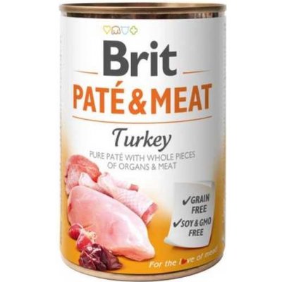 Brit Konzerva Paté & Meat Turkey 400 g