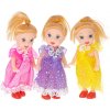 KIK Bábiky do domčeka sada 3 ks 10 cm – mini bábiky pre deti, plastové