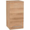 Mereo, Mereo Bino kúpeľňová skrinka horná 63 cm, ľavá, Multidecor, Dub Riviera mountain, MER-CN695DMON
