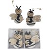 Dekoratívna včela, 6 ks D6053