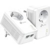 TP-Link TL-PA7027PKIT [Síťový adaptér Powerline AV1000 s průchozí zásuvkou a 2 gigabitovými porty]