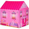 Detský stan s tunelom - ružový domček