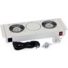 Triton 19“ ventilační jednotka pro nástěnné rozvaděče, 2 ventilátory, bimetalový termostat (RAC-CH-X25-X1)