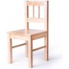 Bigjigs Toys Drevená stolička prírodná
