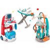 Smoby set lekársky vozík elektronický a upratovací vozík s vysávačom a doplnkami 340202-1