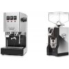 Gaggia New Classic E24 BC, stainless steel + Eureka Mignon Specialita, NX black