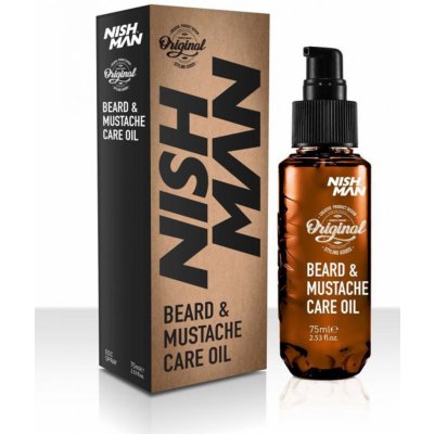 Nishman Beard and Moustache Care Oil - olej na bradu, 75 ml