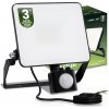 LED reflektor AZZLER 20W 2400lm 4000K IP44 Halogenová venkovní lampa se senzorem pohybu černá LUMILED