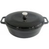 Čierny liatinový hrniec s pokrievkou 30 x 23 cm Noral