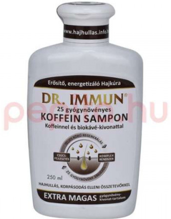 Dr.Immun 25 bylinný šampón s kofeínom proti vypadávaniu vlasov a proti lupinám 250 ml