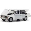 Lada 2106 kovový model hračka na batérie svetla zvuk 1:24 Biela
