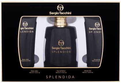 Sergio Tacchini Splendida EDP 100 ml + sprchový gel 100 ml + tělové mléko 100 ml pro ženy