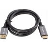 Lanberg Displayport(M)-HDMI(M) kabel 1,8M 4K černo-stříbrný