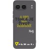 Picasee silikónový čierny obal pre OnePlus Nord 4 - Kazma - TOHLE JE ŽIVOT A NIC VÍC NEBUDE