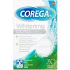 Corega Whitening čistiace tablety antibakteriálne tablety na zubné náhrady 30 ks