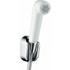 Hansgrohe - Ručná sprcha Bidette 1jet so sprchovým držiakom a tlakovou sprchovou hadicou 1250 mm, biela/chróm 32127000