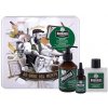 PRORASO Eucalyptus Beard Wash dárková sada: šampon na vousy 200 ml + balzám na vousy 100 ml + olej na vousy 30 ml + plechová dóza