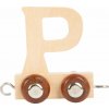 Small foot by Legler Dřevěný vláček vláčkodráhy abeceda písmeno P