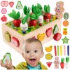 Montessori Hračka Na Triedenie kociek Chyť červíka Skladačka