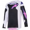 Dres FLUID GRID YOUTH, ALPINESTARS, dětské (černá/světle šedá/fialová, vel. S)