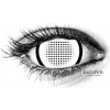Lucifer Crazy šošovky - nedioptrické - WHITE MESH R mini sclera (2 šošovky)