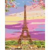 zuty Zuty - Maľovanie Podľa Čísel - Eiffelova Veža V Jarných Farvách, 40X50 Cm, Plátno+Rám (8596530081418)