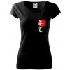 Judo Japan vlajka - Dámske tričko Pure - M ( Čierna )