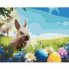 Diamondi Diamantové maľovanie - MALÝ VEĽKONOČNÝ ZAJAČIK Rámovanie: vypnuté plátno na rám, Rozmer: 40x50 cm