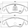 Sada brzdových platničiek kotúčovej brzdy BREMBO P 85 098X