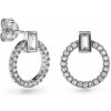 AGAIN Jewelry Nadčasové stříbrné náušnice s kubickými zirkony AJNS0016