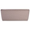 Prosperplast RATOLLA P Truhlík podmiskou 39x15x14cm ratan krémová DRL400P