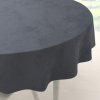 Biante Veľký zamatový okrúhly obrus Velvet Premium SVP-004 Antracitovo sivý Ø 160 cm