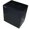 XtendLan 6U/600x450, na stenu, jednodielny, plné dvere, úprava proti vykradnutiu (WS-6U-64-FS-BLACK)