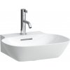 LAUFEN Ino závesné umývadielko s otvorom, s prepadom, 450 x 410 mm, matná biela, H8163007571041