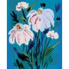 zuty Zuty - Maľovanie Podľa Čísel - Biele Kvety Echinacea (Alexandria Gilbert), 80X100 Cm, Plátno (8596530120308)