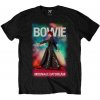 David Bowie Tričko Moonage 11 Fade Unisex Black XL
