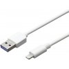 Mobilnet KAB-0196-USB-LIGHT dátový USB/Lightning, 2A, 1m, bílý