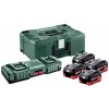 Metabo Základná súprava (4x8,0Ah/18V LiHD) + MetaBOX (685135000)