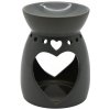 ARÔME Home Elements aroma lampa Srdce 13 cm Šedá