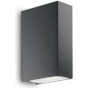 Exteriérové nástenné svietidlo Ideal lux 113791 TETRIS-2 AP2 ANTRACITE 2xG9 15W IP44