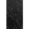 Mramorový nástenný panel z PVC – Čierna s výraznými bielymi žilkami – Matná – 60×120 cm Trieda: Trieda A