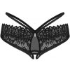 Obsessive Otvorené nohavičky Donarella Crotchless Panties čierna