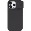 Nillkin CamShield Silky Silicone case for iPhone 15 Pro classic black)